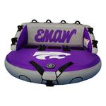 Collegiate Waves Kansas State Wildcats The Coach Sofa 3-Person Towable Tube - Thumbnail 1 of 8