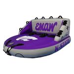 Collegiate Waves Kansas State Wildcats The Coach Sofa 3-Person Towable Tube - Thumbnail 7 of 8