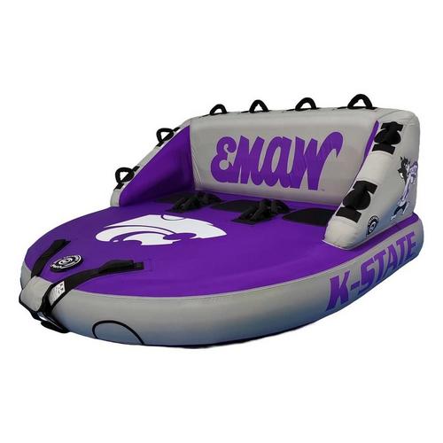Collegiate Waves Kansas State Wildcats The Coach Sofa 3-Person Towable Tube - Primary Image