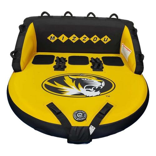 Collegiate Waves Missouri Tigers The Coach Sofa 3-Person Towable Tube - Primary Image