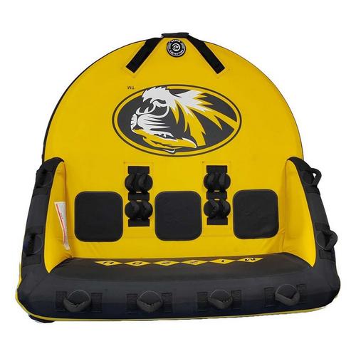 Collegiate Waves Missouri Tigers The Coach Sofa 3-Person Towable Tube - Primary Image