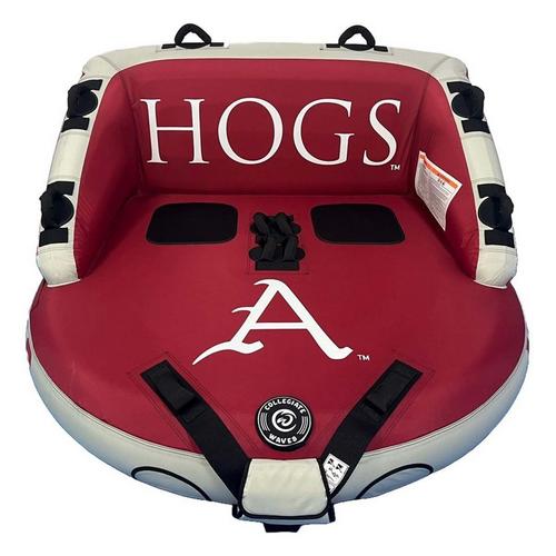 Collegiate Waves Arkansas Razorbacks The Captain Sofa 2-Person Towable Tube - Primary Image