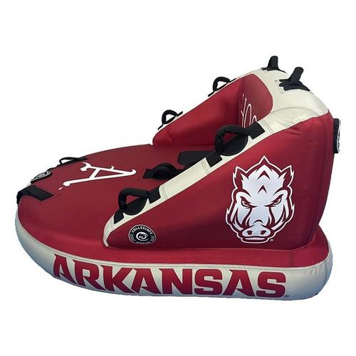 Collegiate Waves Arkansas Razorbacks The Captain Sofa 2-Person Towable Tube - Primary Image