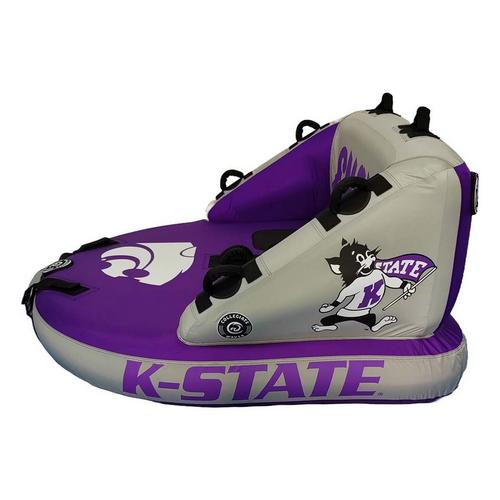 Collegiate Waves Kansas State Wildcats The Captain Sofa 2-Person Towable Tube - Primary Image