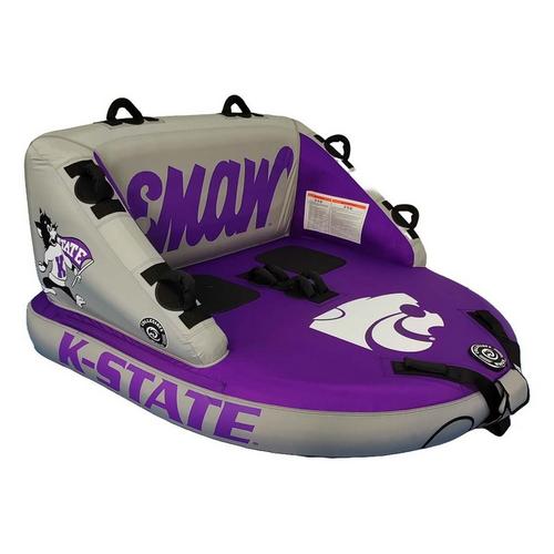 Collegiate Waves Kansas State Wildcats The Captain Sofa 2-Person Towable Tube - Primary Image