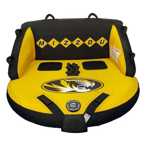 Collegiate Waves Missouri Tigers The Captain Sofa 2-Person Towable Tube - Primary Image
