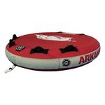 Collegiate Waves Arkansas Razorbacks The Rookie Round 2-Person Towable Tube - Thumbnail 6 of 7