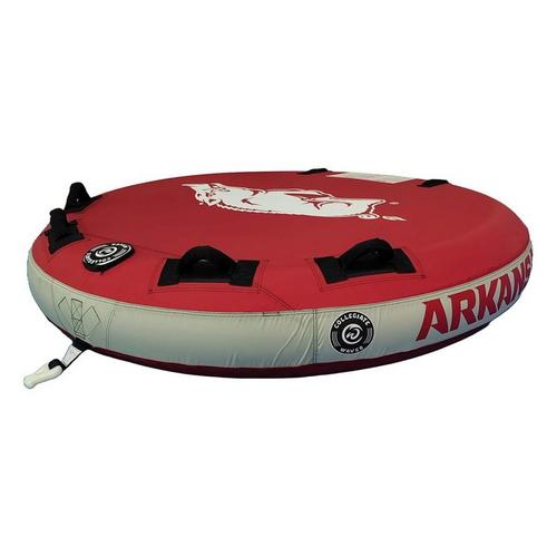 Collegiate Waves Arkansas Razorbacks The Rookie Round 2-Person Towable Tube - Primary Image