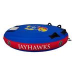 Collegiate Waves Kansas Jayhawks The Rookie Round 2-Person Towable Tube - Thumbnail 3 of 7
