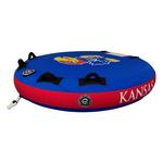 Collegiate Waves Kansas Jayhawks The Rookie Round 2-Person Towable Tube - Thumbnail 5 of 7