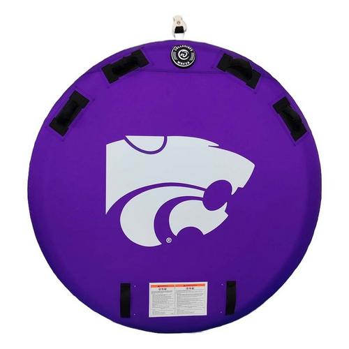 Collegiate Waves Kansas State Wildcats The Rookie Round 2-Person Towable Tube - Primary Image