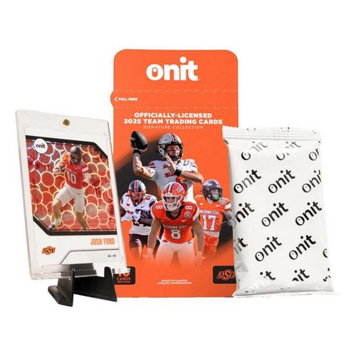 2025 Onit Athlete Oklahoma State Cowboys Football Trading Card Single Pack - Primary Image