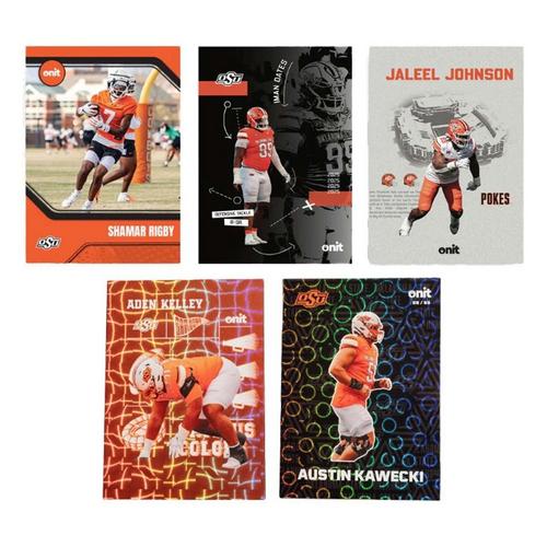 2025 Onit Athlete Oklahoma State Cowboys Football Trading Card Single Pack - Primary Image