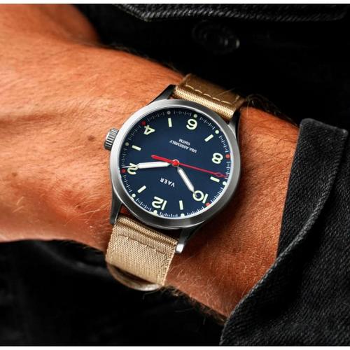 Men's VAER WATCHES C5 Design Navy Solar Watch - Primary Image