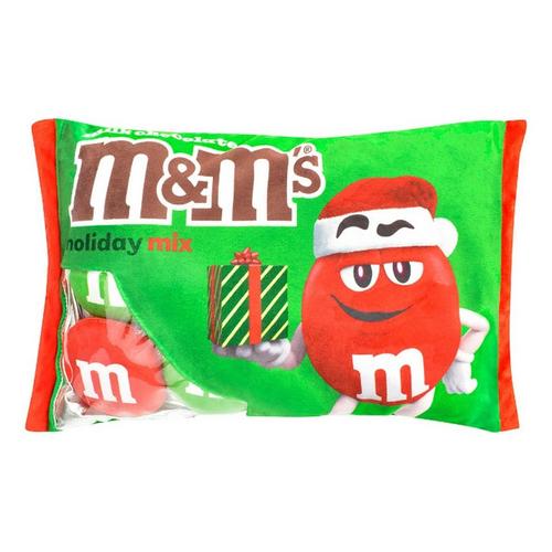 Iscream Holiday Red M&M Packaging Plush - Primary Image