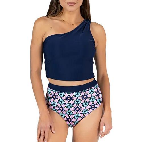Women's Janela Bay Single Shoulder Swim Tankini - Primary Image