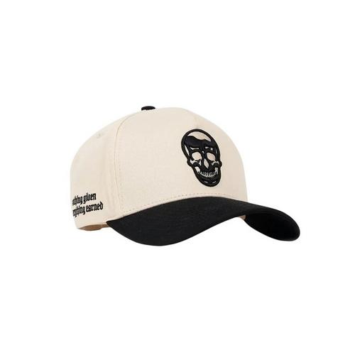 GYMREAPERS 5-Panel Colorblock Skull Adjustable Hat - Primary Image
