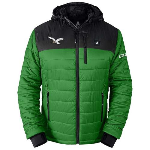 ActionHeat Philadelphia Eagles 5V Puffer Battery Heated Team Color Jacket - Primary Image