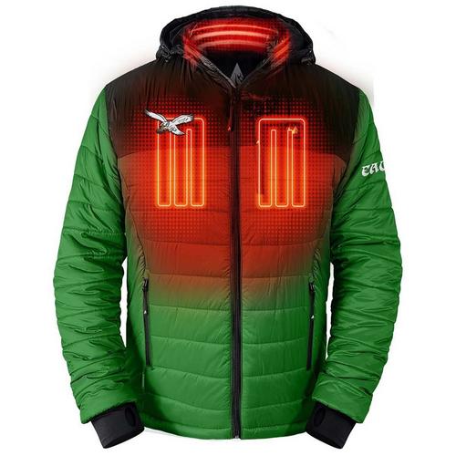 ActionHeat Philadelphia Eagles 5V Puffer Battery Heated Team Color Jacket - Primary Image
