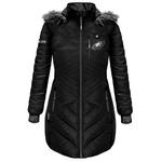 ActionHeat Women's Philadelphia Eagles 5V Long Puffer Battery Heated Jacket - Thumbnail 1 of 3
