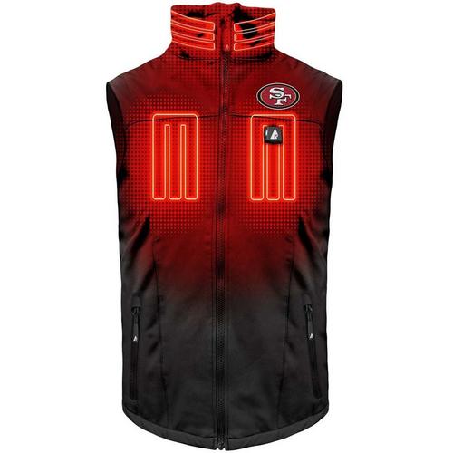 ActionHeat San Francisco 49ers 5V Softshell Battery Heated Vest - Primary Image