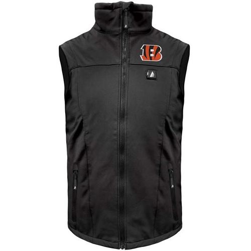 ActionHeat Cincinnati Bengals 5V Softshell Battery Heated Vest - Primary Image