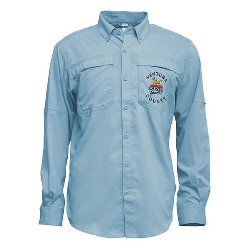 Men's M.A. Apparel Quail Forever Long Sleeve Button Up with Chapter Name Fishing Shirt 3 Pack - Primary Image