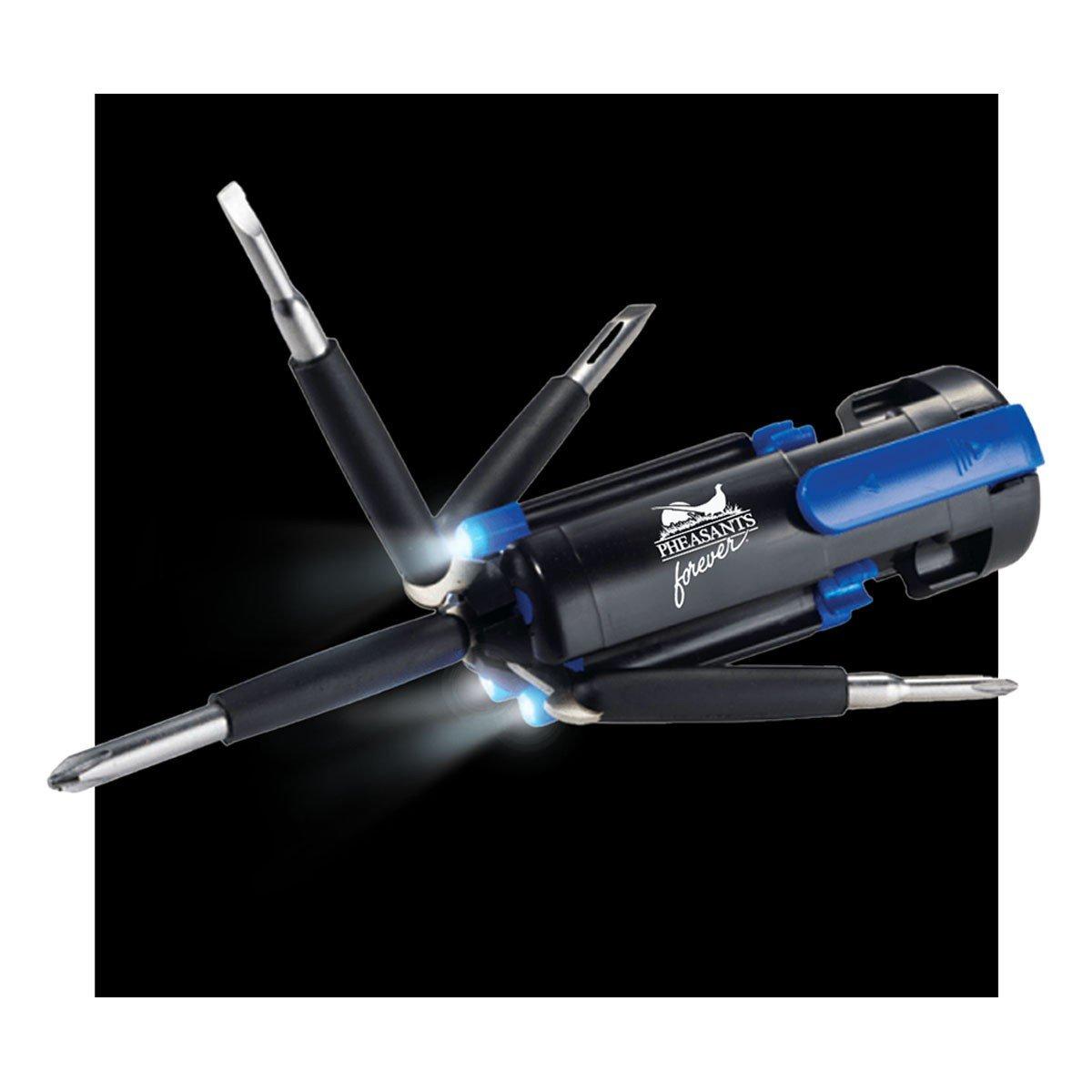 M.A. Apparel Pheasants Forever 6-in-1 Screwdriver with LED Lights - M.A. Apparel