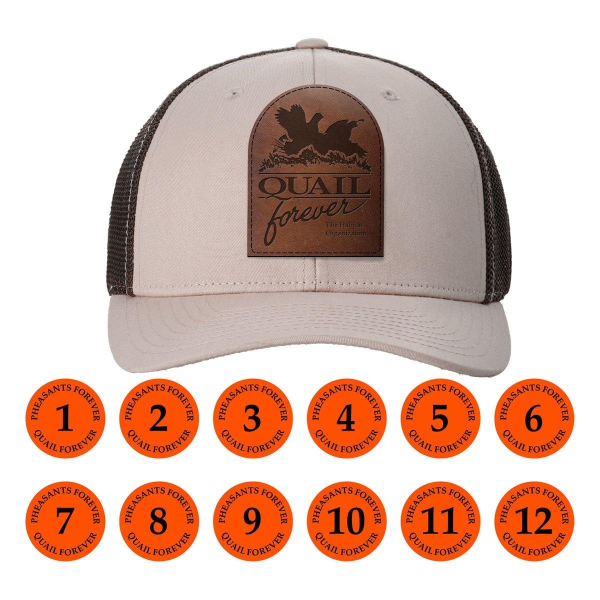 Quail Forever Bargain Mad Hatter Hats & Stickers - Quail Forever
