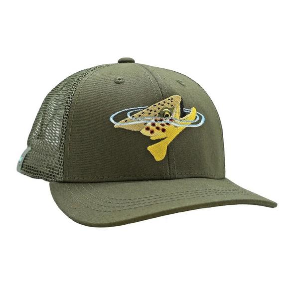 REPYOURWATER Slow Riser Fly Fishing Snapback Hat
