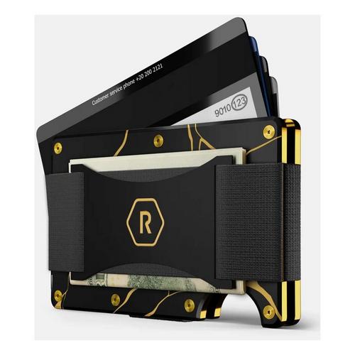 Ridge Aluminum Cash Strap Wallet Celeste