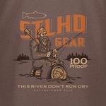 Men's STLHD STLHD Whiskey River Fly Fishing T-Shirt - Thumbnail 2 of 4