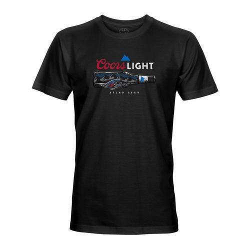 Men's STLHD STLHD X Coors Light Bottlescape Fly Fishing T-Shirt - Primary Image
