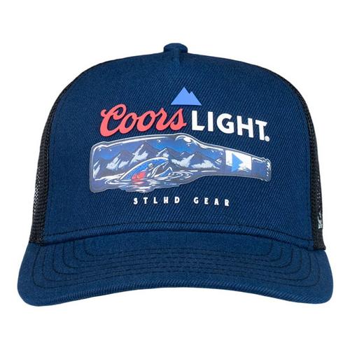 STLHD Gear STLHD X Coors Light Bottlescape Trucker Snapback Hat - Primary Image