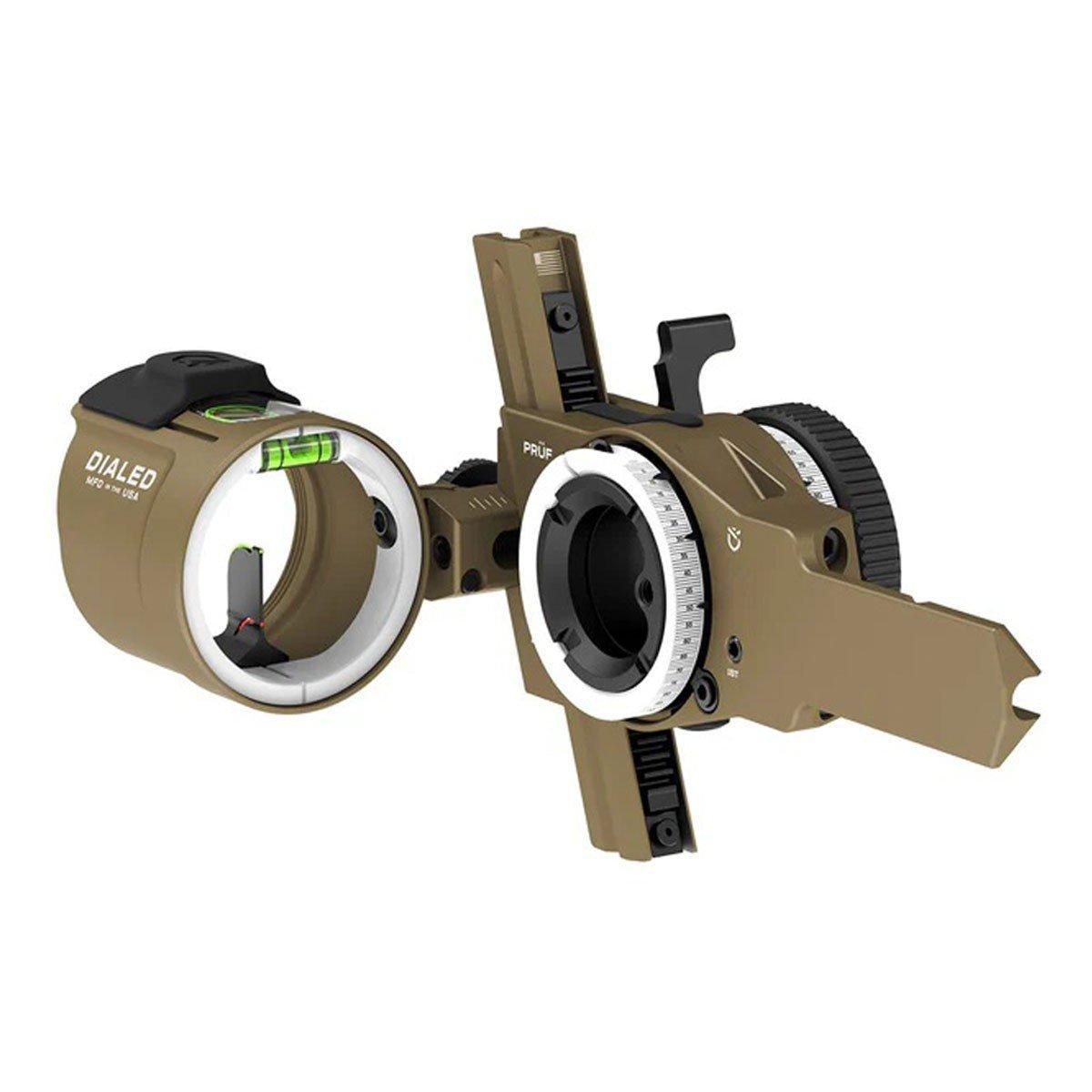 Dialed Archery PRUF Bridge-Lock Adjustable Bow Sight - Dialed Archery