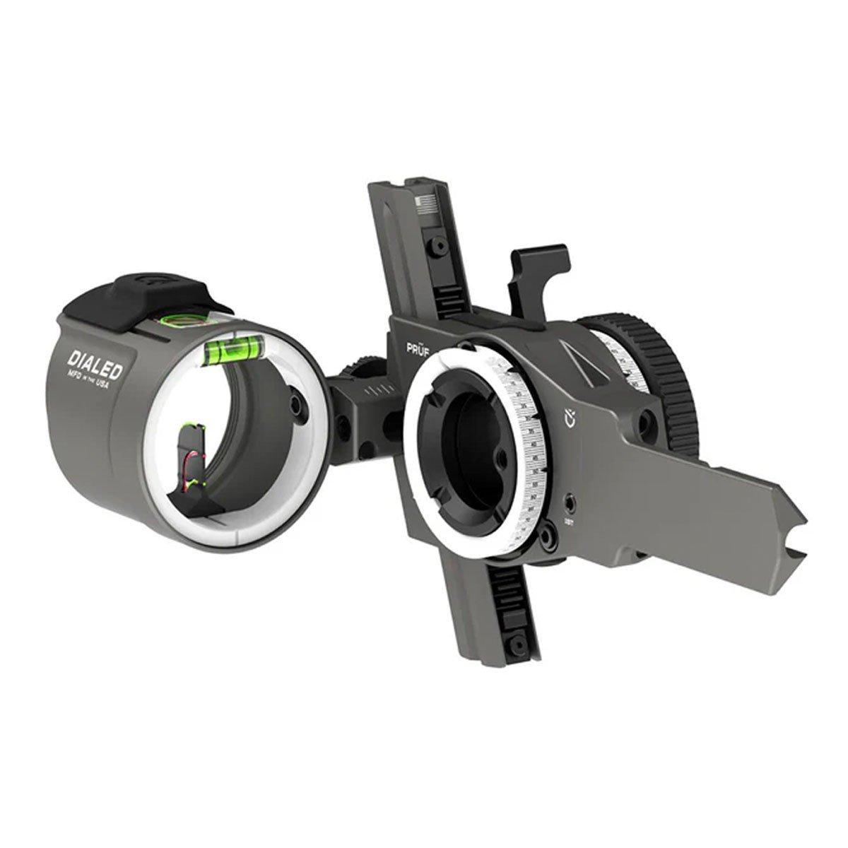 Dialed Archery PRUF Bridge-Lock Adjustable Bow Sight - Dialed Archery