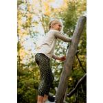 Girls' Yogababy Lettuce Edge Long Sleeve T-Shirt - Thumbnail 2 of 3