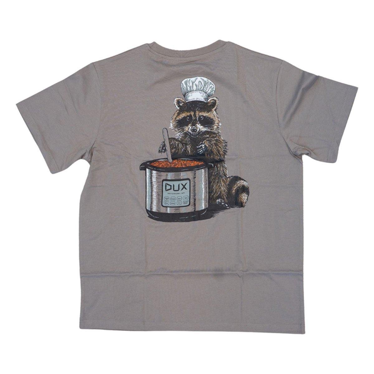 Men's DUX Waterfowl Company Raccoon Chili T-Shirt - DUX Waterfowl Company