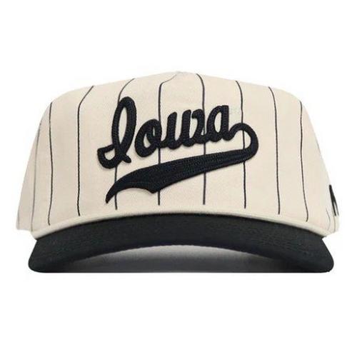 NO RIVALS Iowa Hawkeyes Pinstripe Adjustable Hat - Primary Image