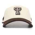 NO RIVALS Texas Tech Red Raiders Espresso Adjustable Hat - Thumbnail 1 of 4