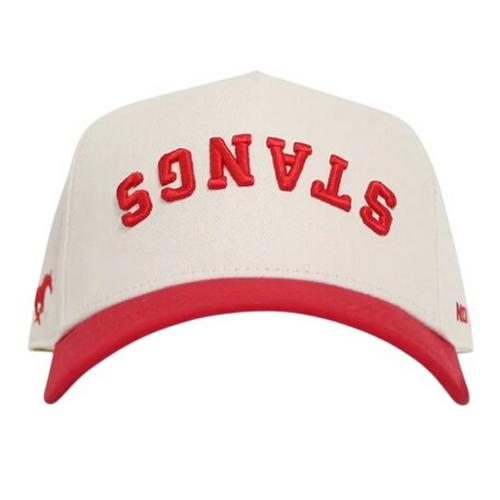 NO RIVALS SMU Mustangs Upside Down Mascot Adjustable Hat - Primary Image