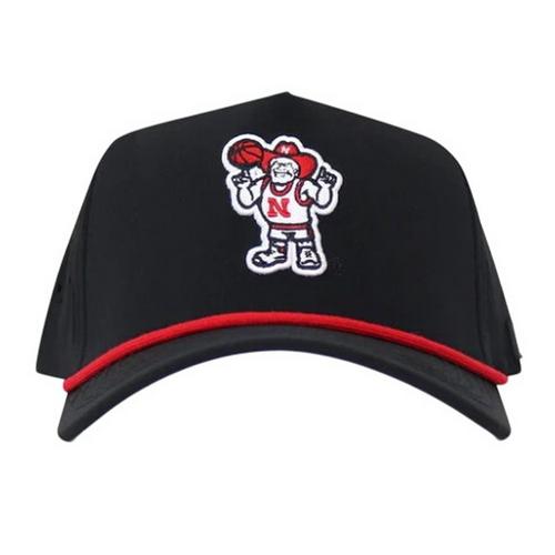 NO RIVALS Nebraska Cornhuskers Herbie Basketball Adjustable Hat - Primary Image
