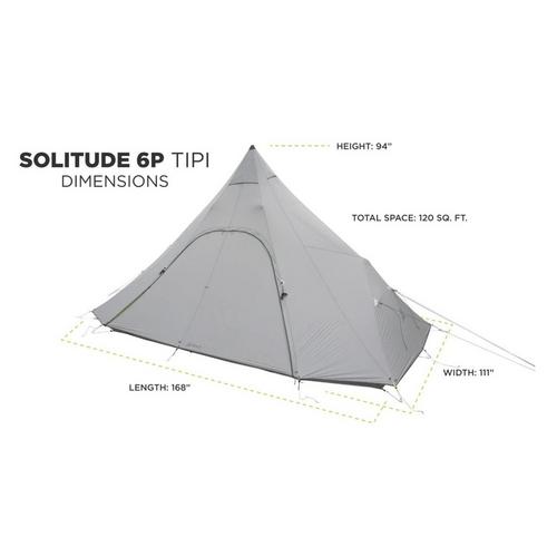 PEAX EQUIPMENT Solitude 6-Person Tipi Tent - Primary Image