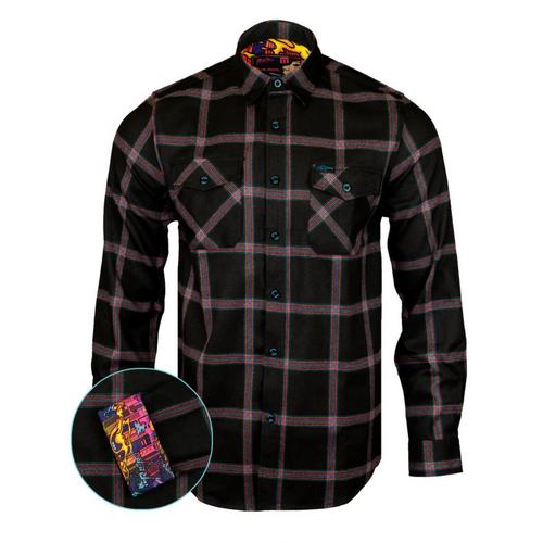 Men's Retro Rifle OG Mural Long Sleeve Flannel - Primary Image