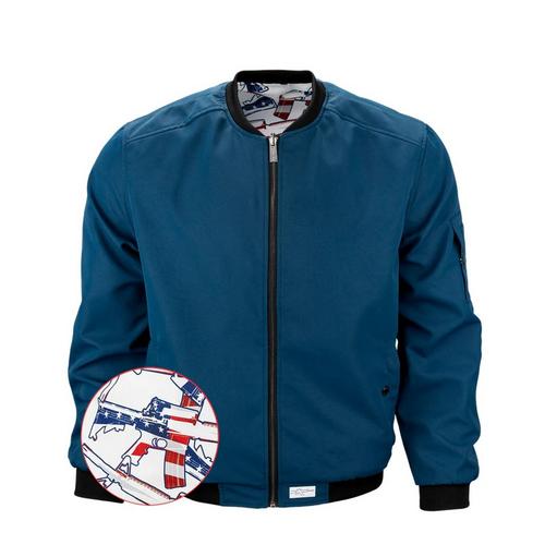 Men's Retro Rifle 4th Reversible Bomber Jacket - Primary Image