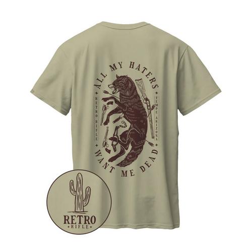 Men's Retro Rifle Coyote T-Shirt - Primary Image