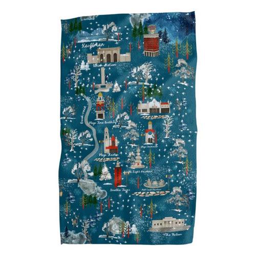 Absorb-lumen Picture Perfect KC Christmas Double-Sided Towel - Primary Image