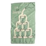 Absorb-lumen Sip The New Year Double-Sided Towel - Thumbnail 1 of 2
