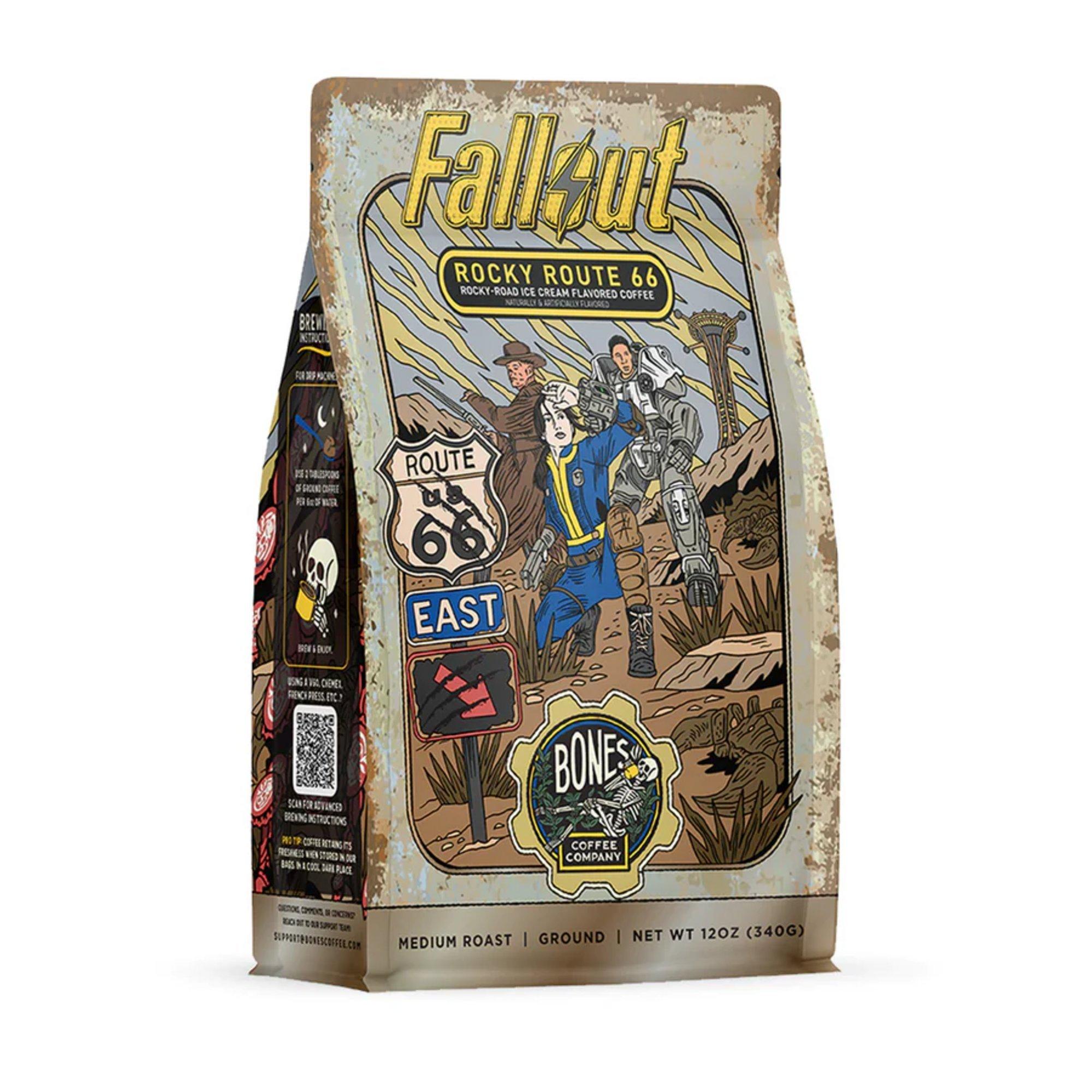 Bones Coffee Co. Fallout Rocky Route 66 Ground 12 oz Coffee - Bones Coffee Co.