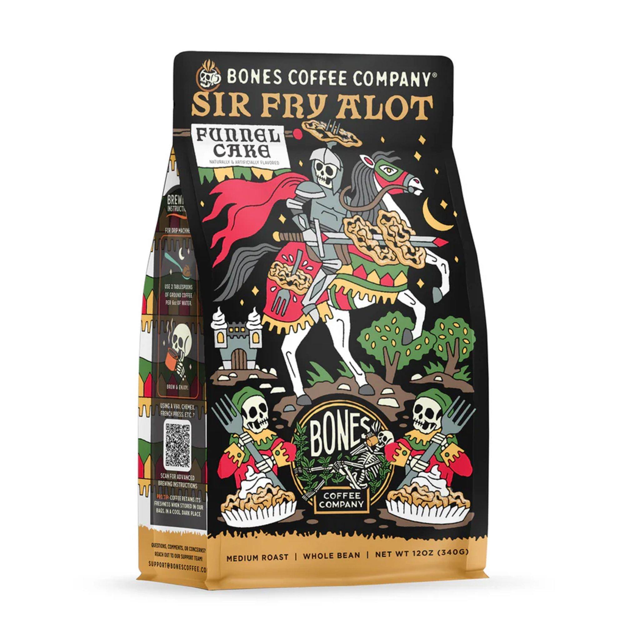 Bones Coffee Co. Sir Fry A lot Ground 12 oz. Coffee - Bones Coffee Co.